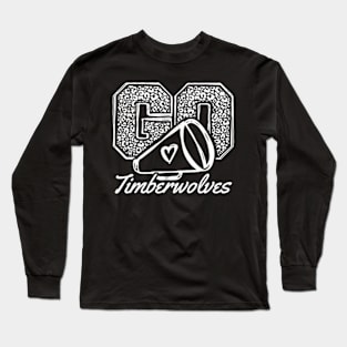 Go Cheer Timberwolves Sports Long Sleeve T-Shirt